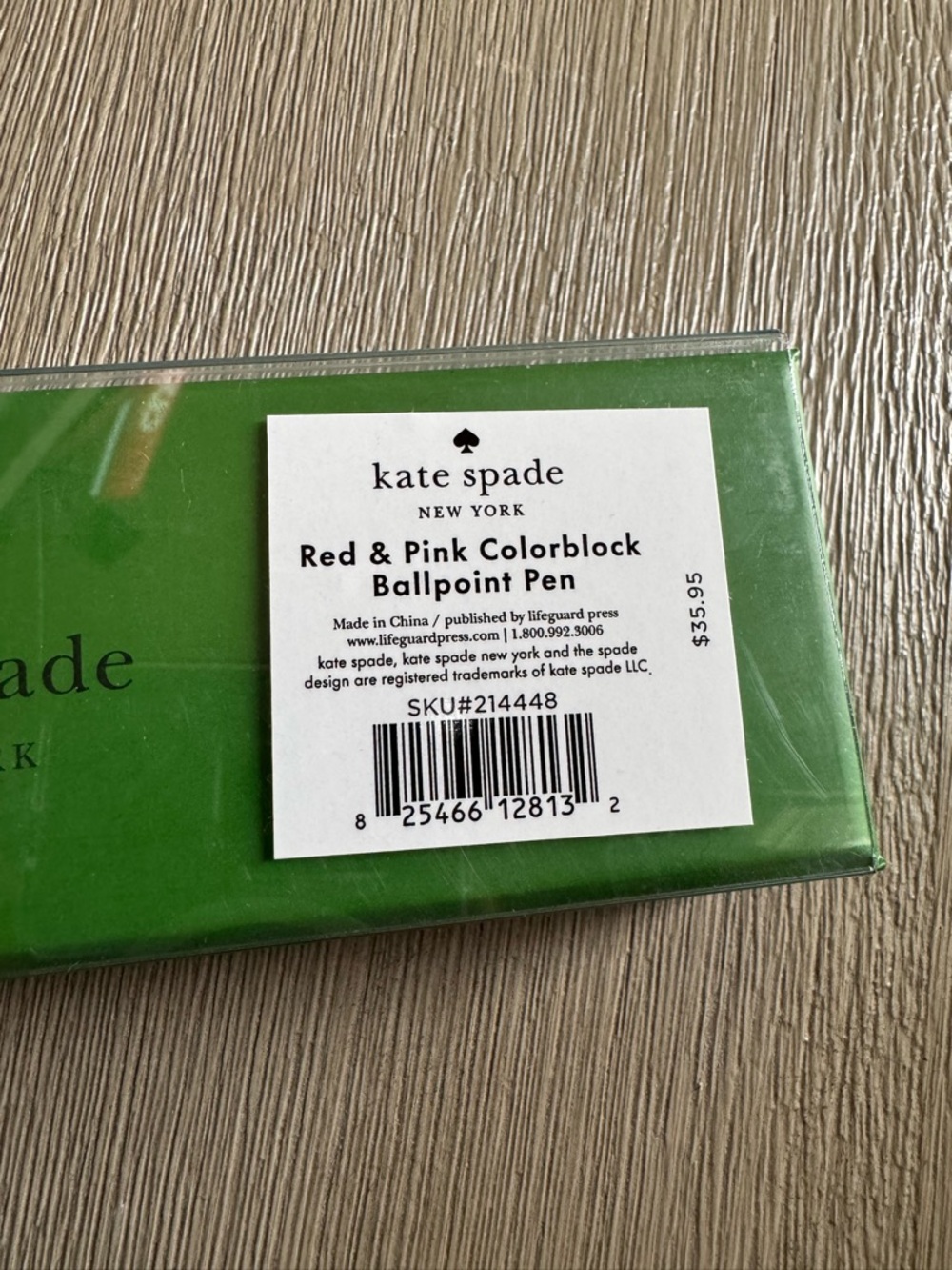 Kate Spade Color-Block Ballpoint Pen NIB - Picture 4 of 5